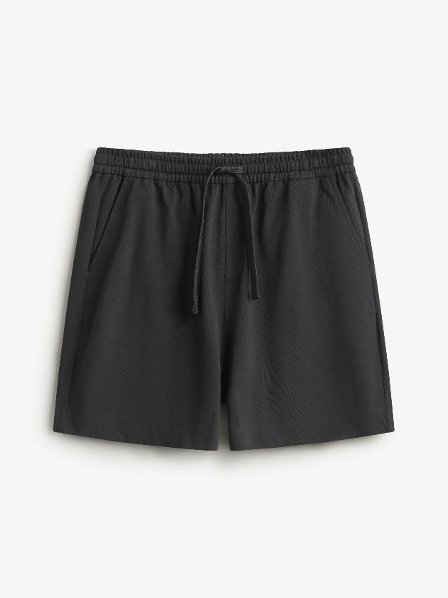 Café-Loose Fit Short With Elastic Waistband